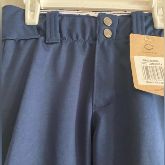 NWT EvoShield Girls' Mid Rise Navy Fastpitch Pants Softball Uniform Youth Medium - Picture 3 of 4